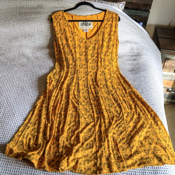 Effie's Heart Bicycle Dress L Pockets! - Picture 1 of 5